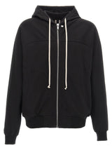 Sweat à capuche Rick Owens en coton noir