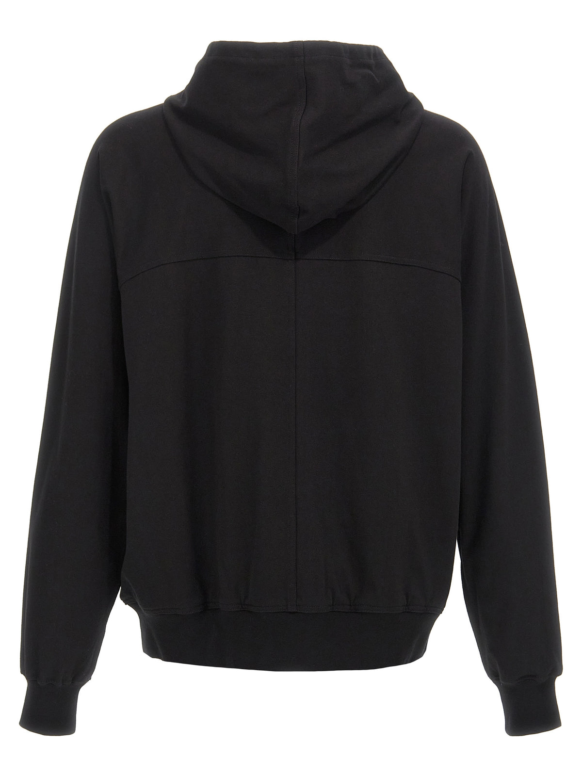 Sweat à capuche Rick Owens en coton noir