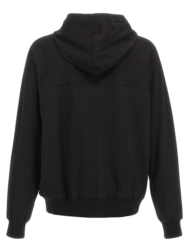 Sweat à capuche Rick Owens en coton noir