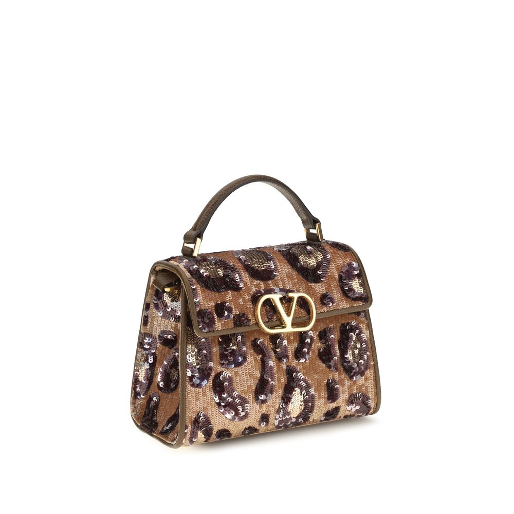 Valentino Garavani Vsling Multicolor Silk Handbag