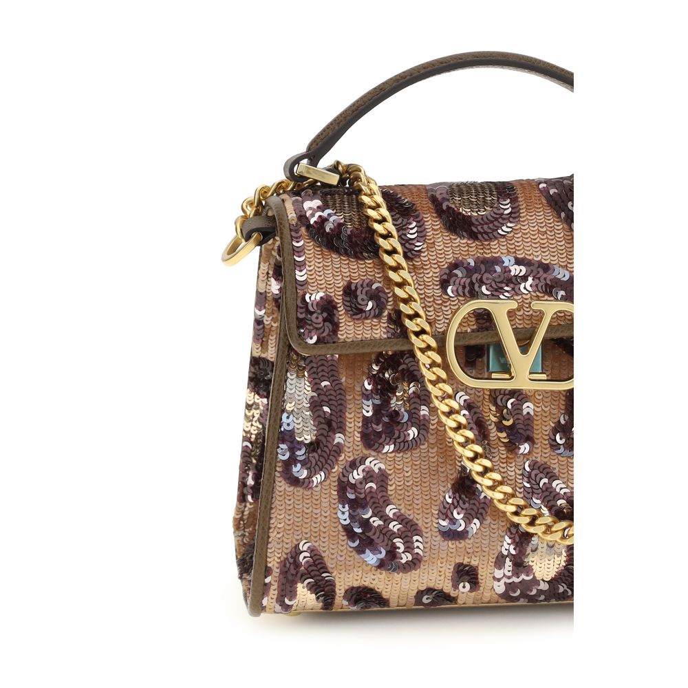 Valentino Garavani Vsling Multicolor Silk Handbag