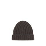 Brunello Cucinelli Brown Cashmere Beanie