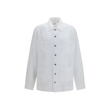 Brunello Cucinelli White Linen Shirt