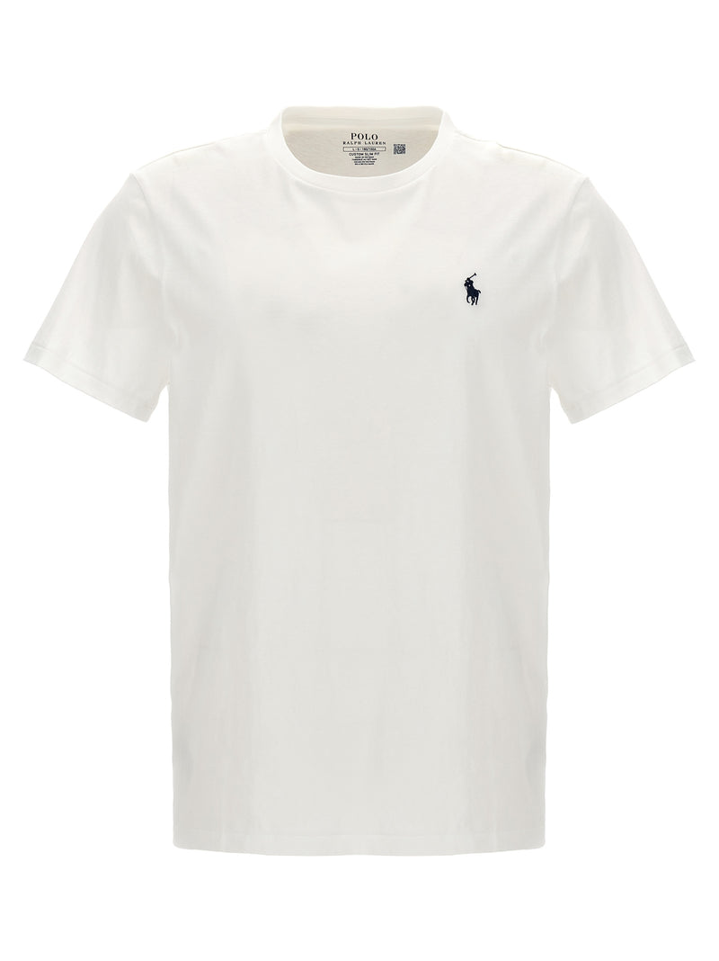 Polo Ralph Lauren White Cotton Logo T-Shirt
