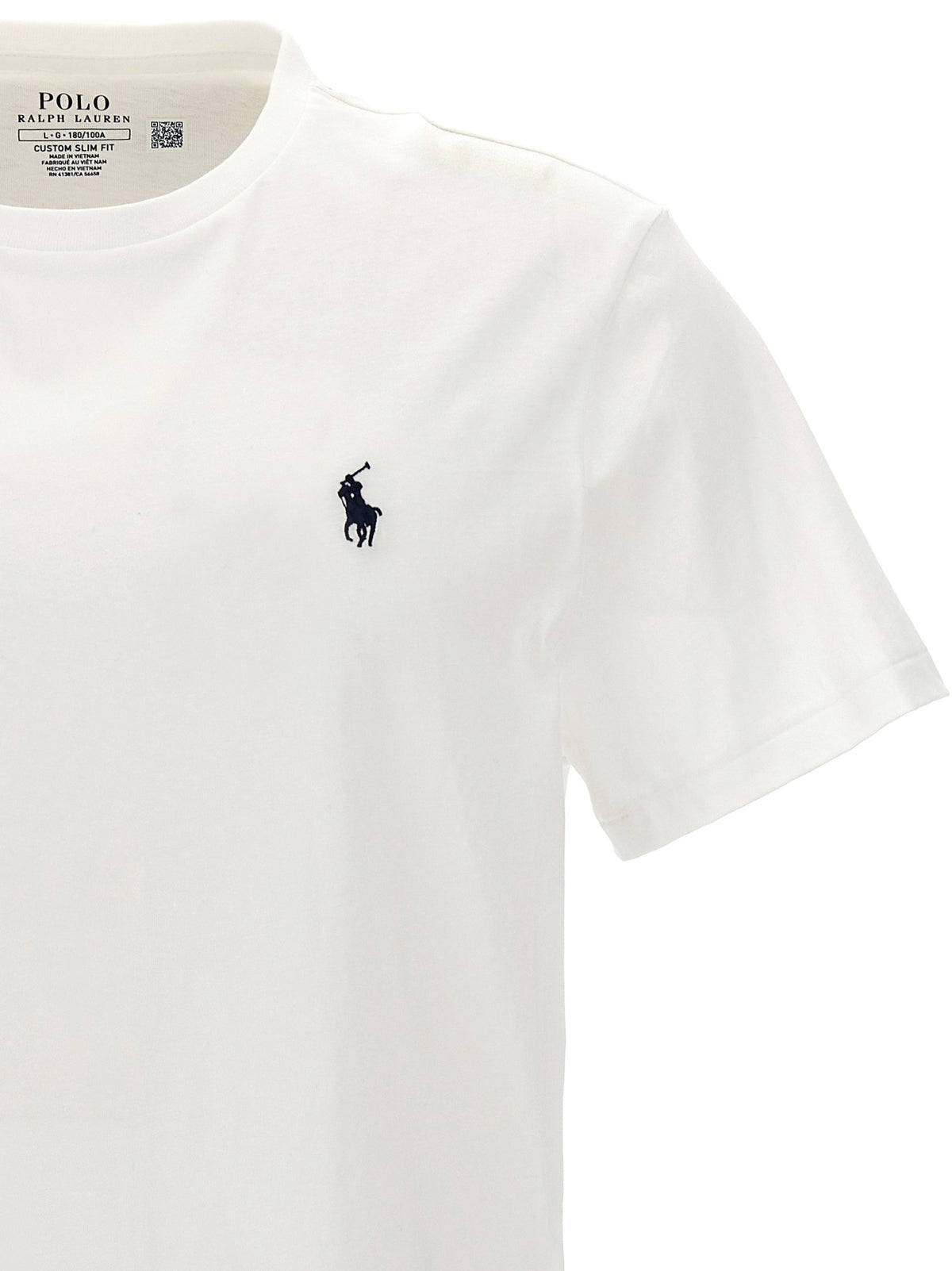 Polo Ralph Lauren White Cotton Logo T-Shirt
