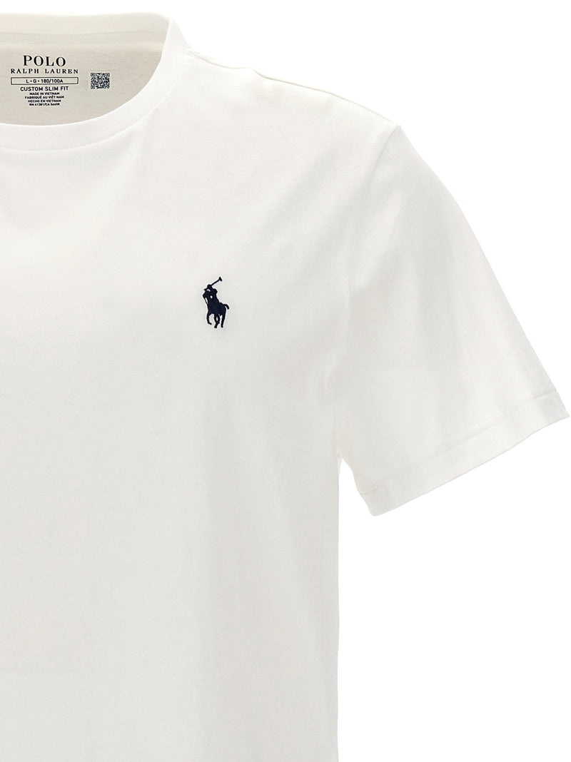 Polo Ralph Lauren White Cotton Logo T-Shirt
