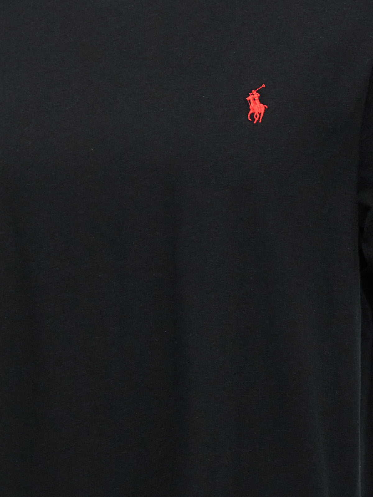 Polo Ralph Lauren Black Cotton Logo T-Shirt