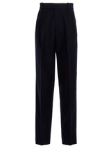 Gucci Blue Cashmere Casual Pants