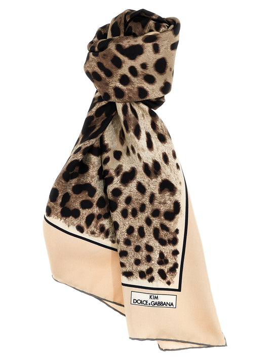 Dolce & Gabbana Multicolor Silk Scarf