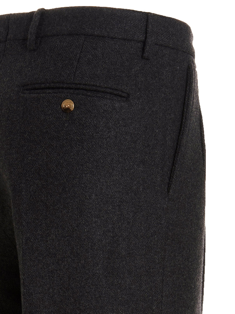 Gucci Gray Wool Dress Pants for Men