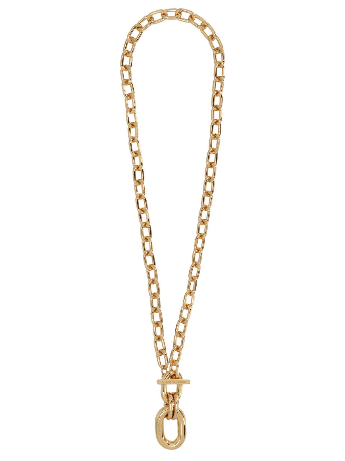 Collier Paco Rabanne en aluminium doré