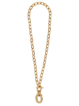 Collier Paco Rabanne en aluminium doré