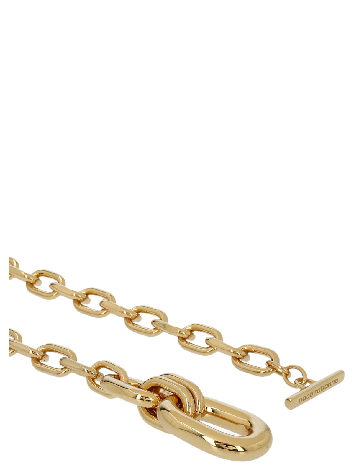 Collier Paco Rabanne en aluminium doré
