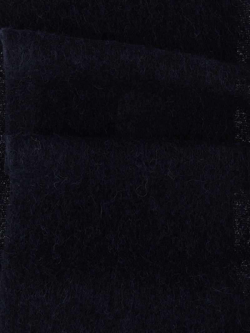 Marni Blue Wool Blend Scarf - Luxurious Style Statement