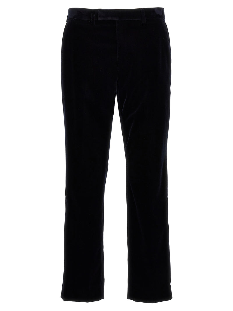 Gucci Blue Cotton Casual Pants for Men