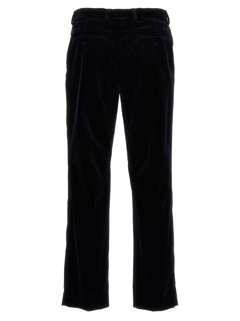Gucci Blue Cotton Casual Pants for Men