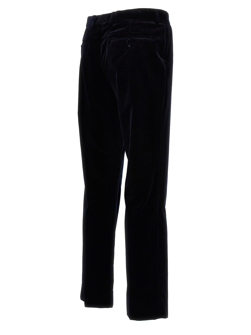 Gucci Blue Cotton Casual Pants for Men
