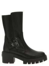 Stuart Weitzman Black Calfskin Ankle Boots