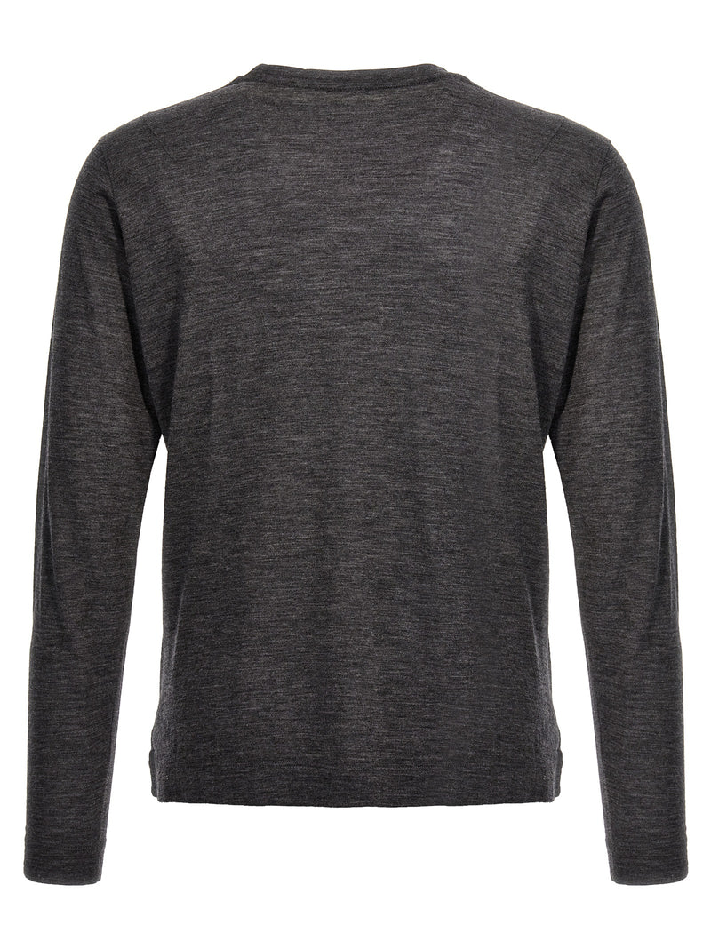 Cardigan ZANONE en Laine Vierge Grise