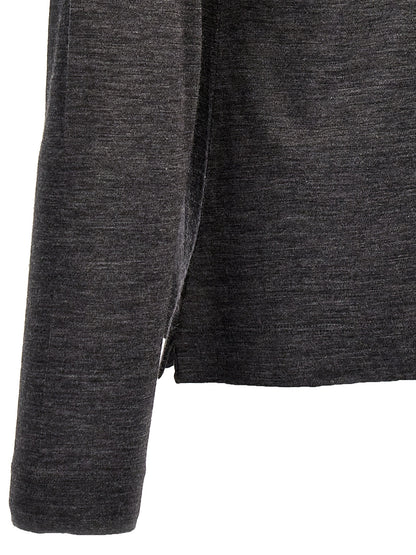 ZANONE Gray Virgin Wool Cardigan