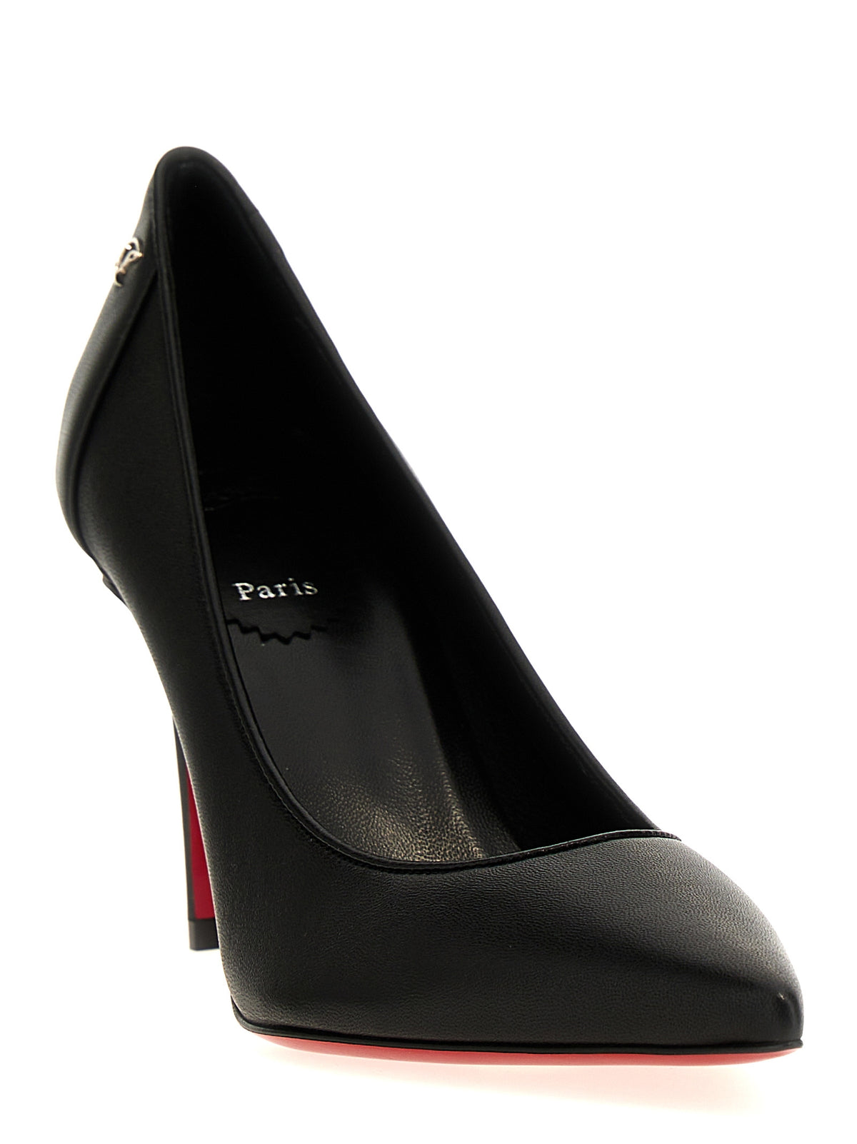 Christian Louboutin Escarpins à talons hauts en cuir nappa/veau noir Bos Taurus