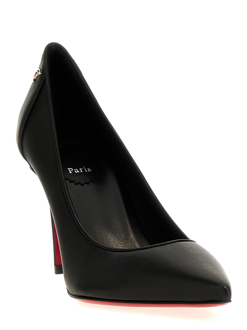 Christian Louboutin Escarpins à talons hauts en cuir nappa/veau noir Bos Taurus