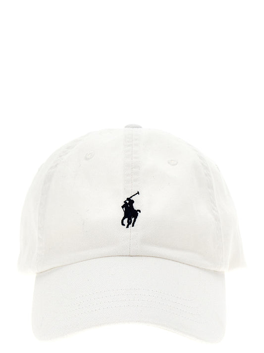 Polo Ralph Lauren White Cotton Cap (Baseball Hat)