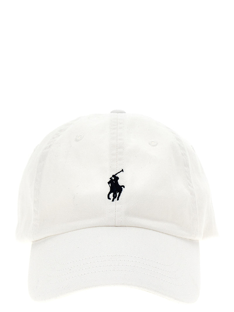 Polo Ralph Lauren White Cotton Cap (Baseball Hat)