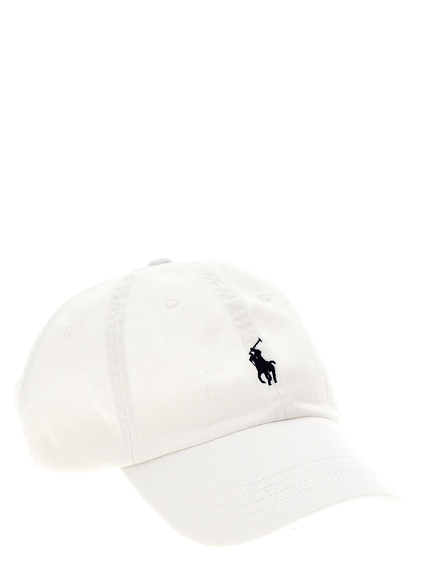 Polo Ralph Lauren White Cotton Cap (Baseball Hat)