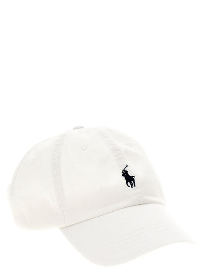 Polo Ralph Lauren White Cotton Cap (Baseball Hat)