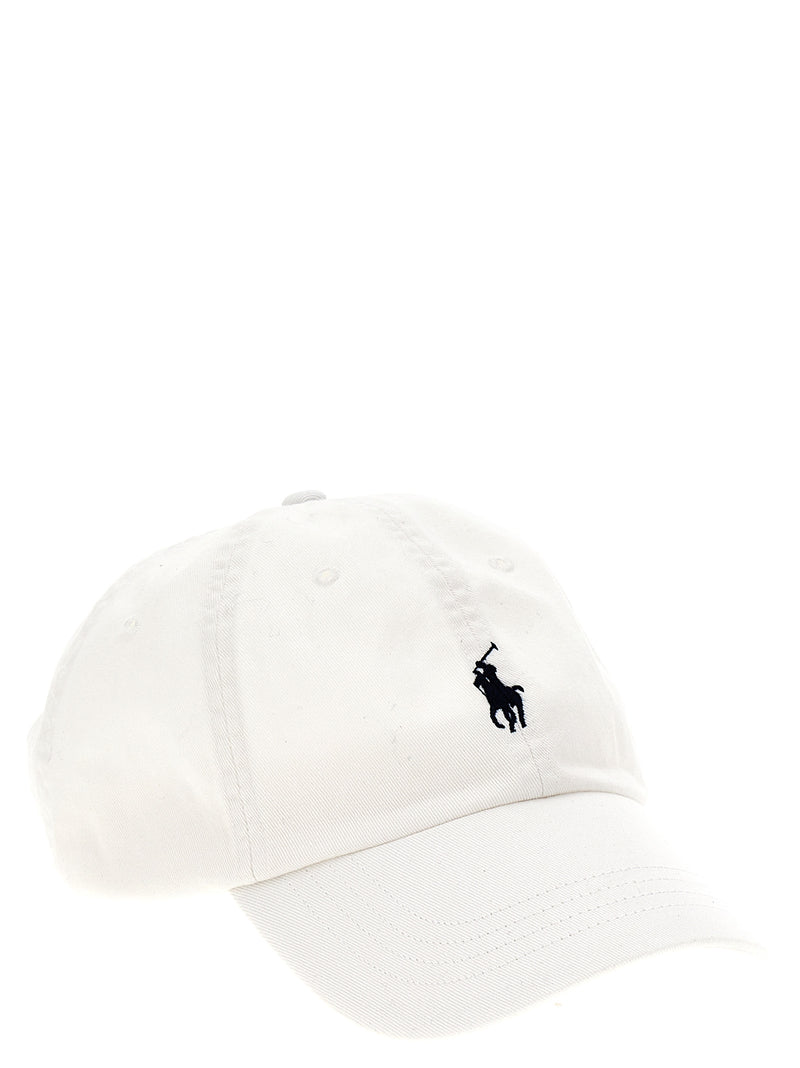 Polo Ralph Lauren White Cotton Cap (Baseball Hat)