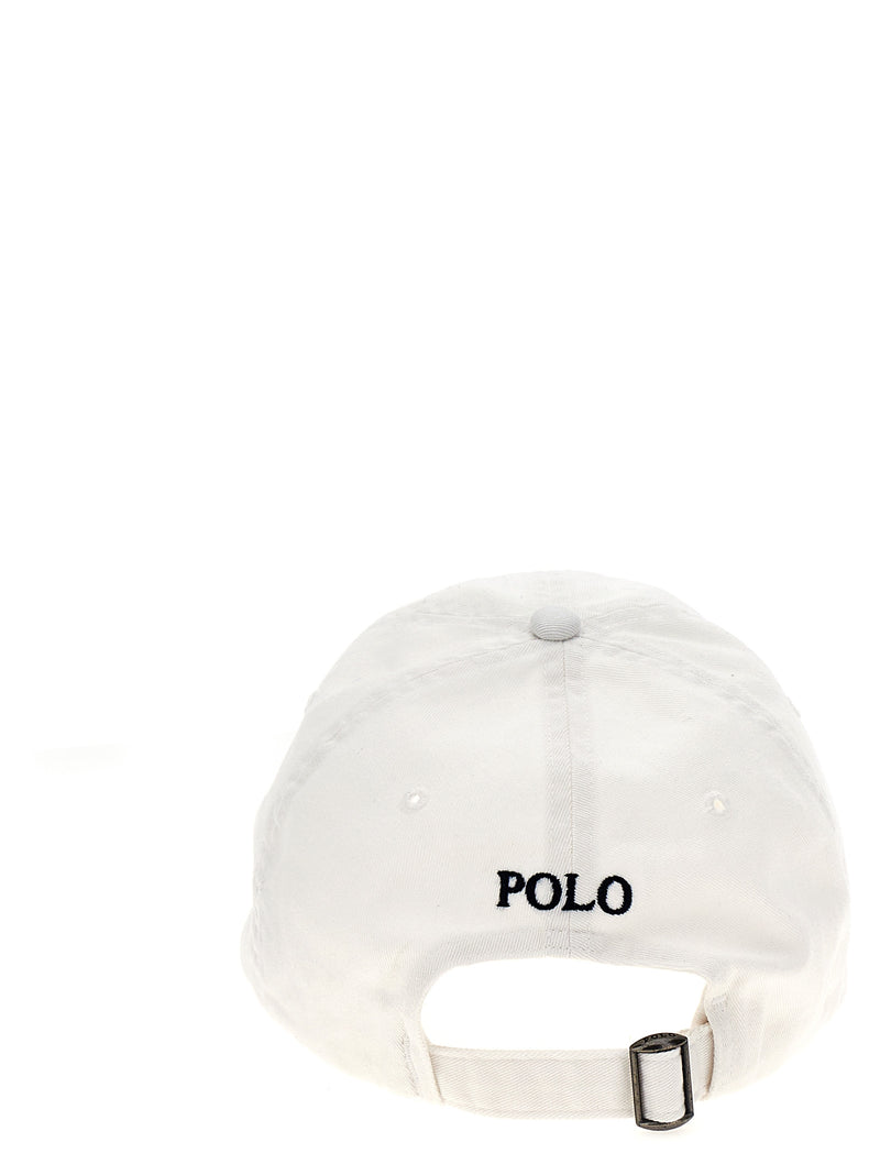 Polo Ralph Lauren White Cotton Cap (Baseball Hat)