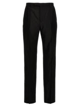Saint Laurent Black Acetate Dress Pants
