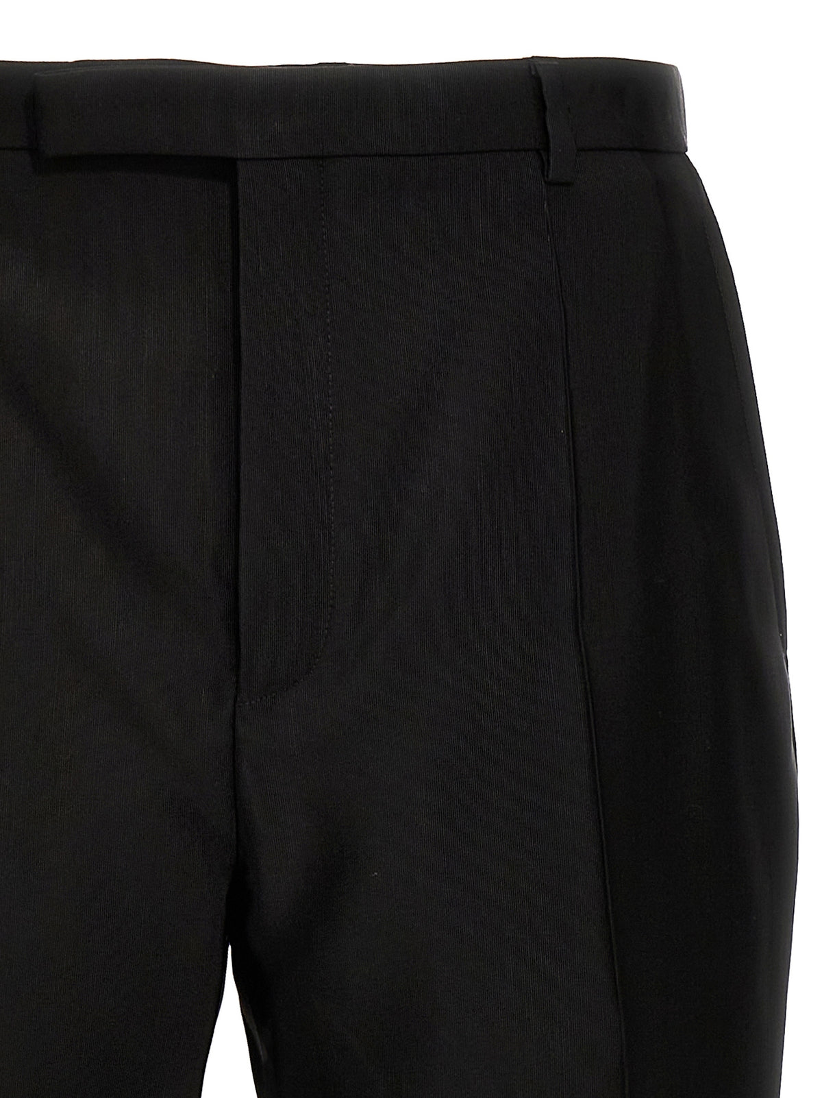 Saint Laurent Black Acetate Dress Pants