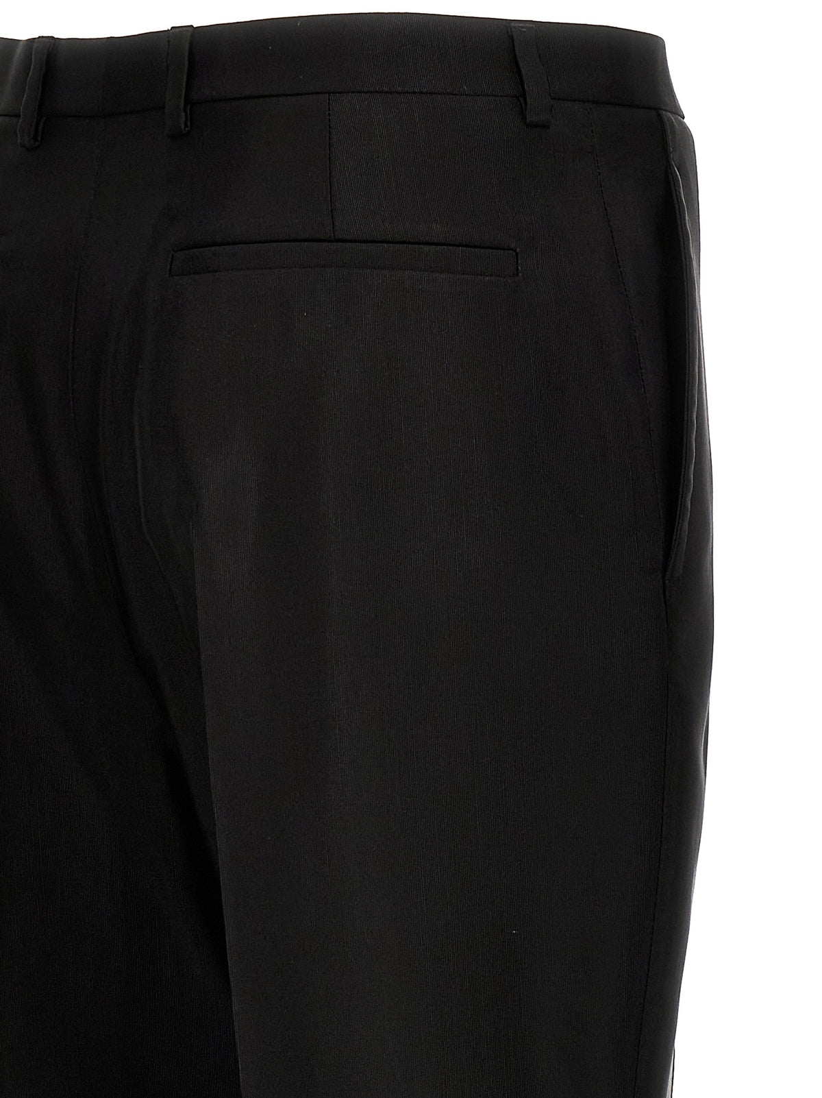 Saint Laurent Black Acetate Dress Pants