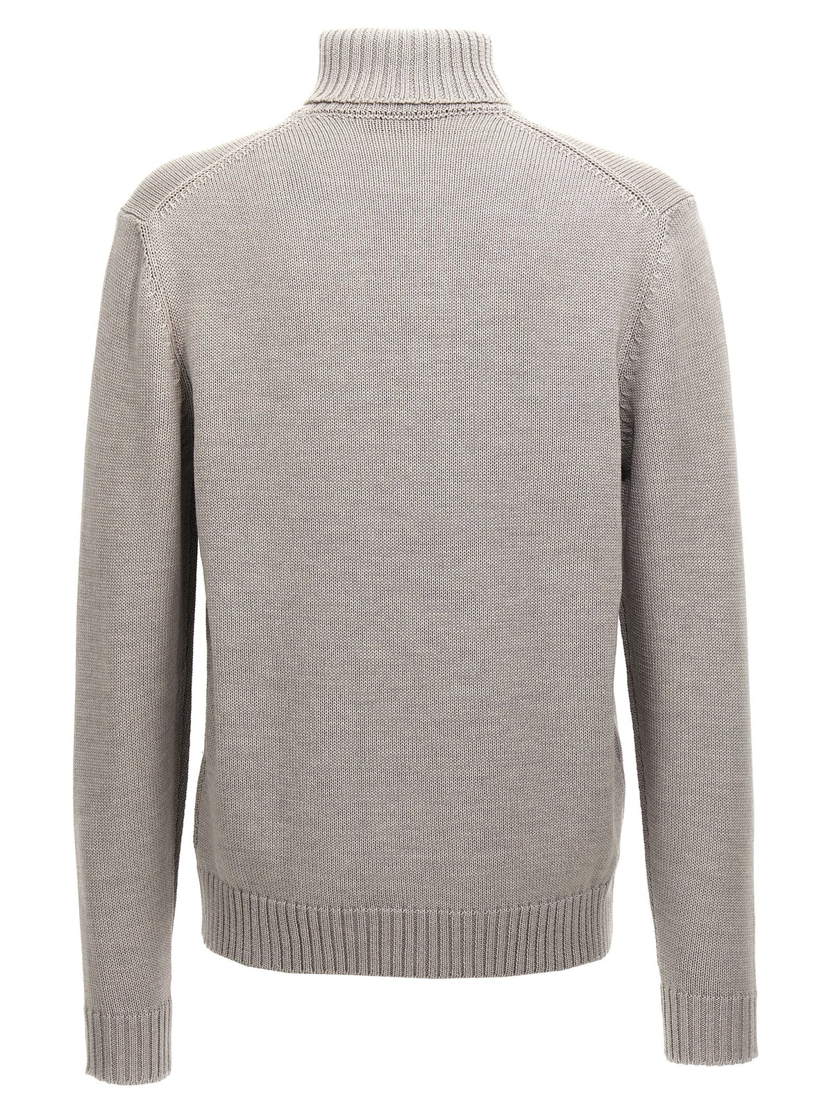 ZANONE Gilet gris en laine vierge