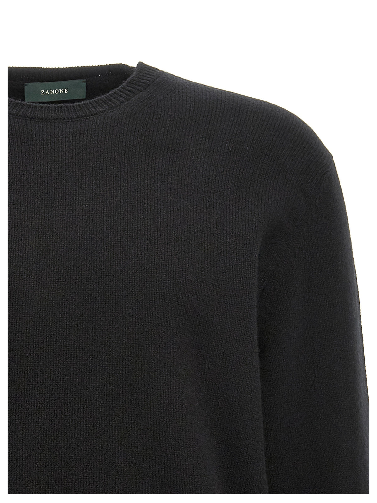 ZANONE Black Virgin Wool Cardigan