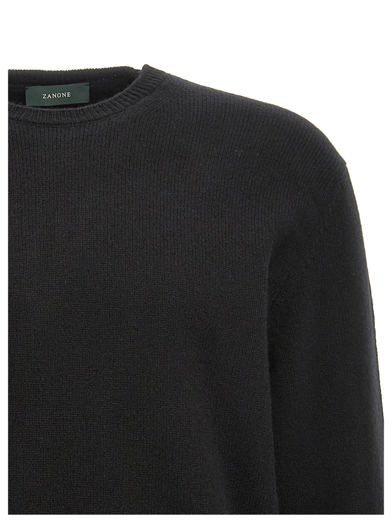 Cardigan ZANONE Noir en Laine Vierge
