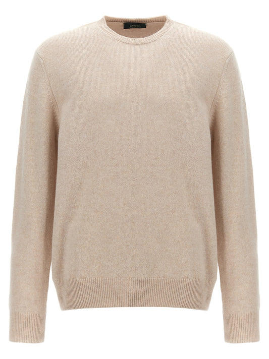 ZANONE Beige Virgin Wool Cardigan