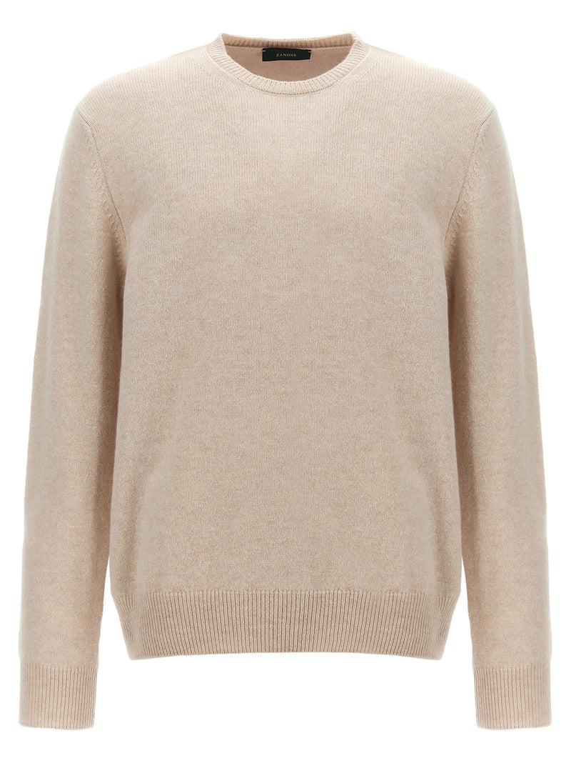 Cardigan ZANONE en Laine Vierge Beige