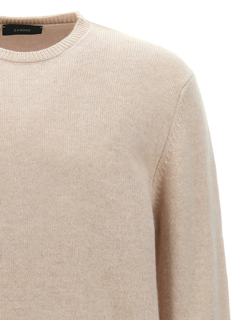 Cardigan ZANONE en Laine Vierge Beige
