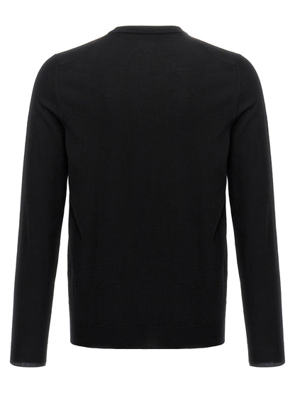 ZANONE Black Virgin Wool Cardigan