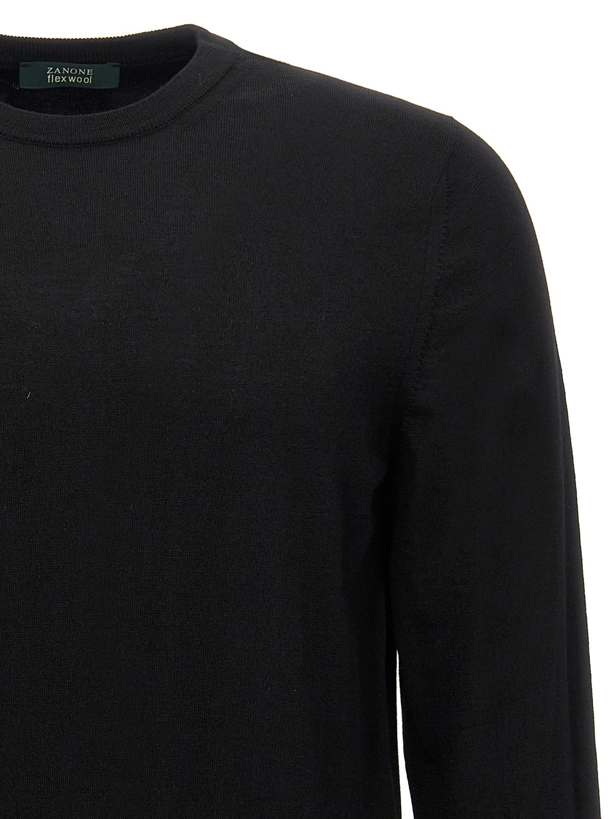 ZANONE Cardigan noir en laine vierge