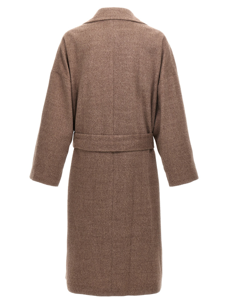 Etro Beige Wool Coat for Men - Timeless Elegance