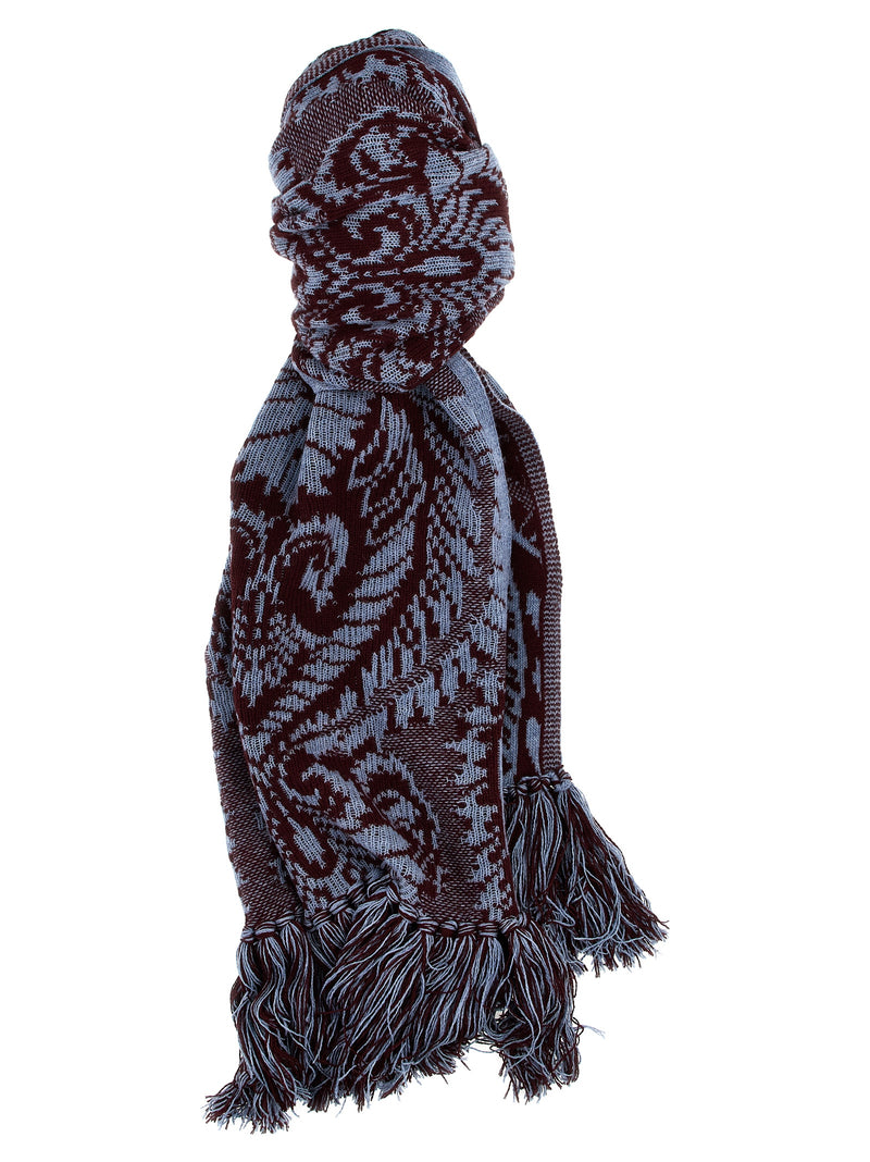 Etro Barocco Multicolor Wool Scarf