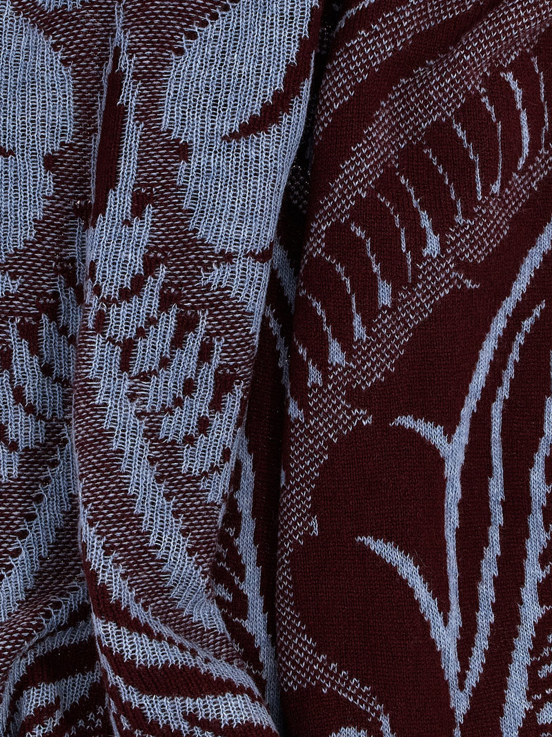 Etro Barocco Multicolor Wool Scarf