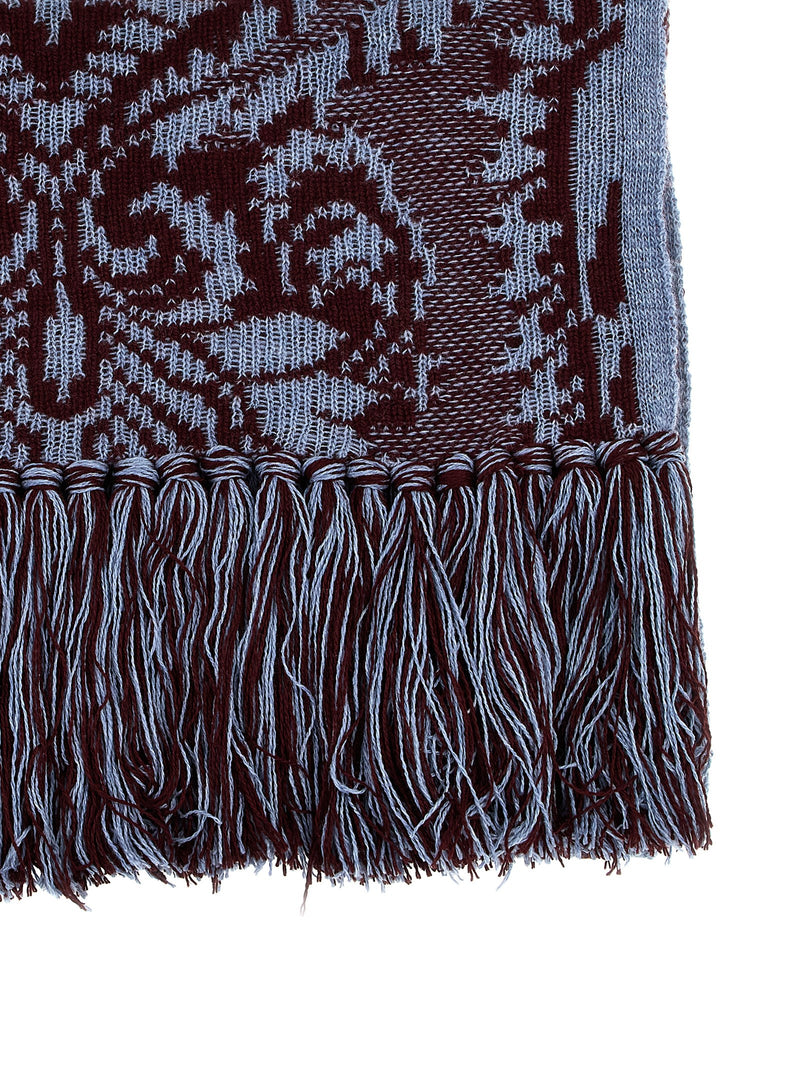 Etro Barocco Multicolor Wool Scarf