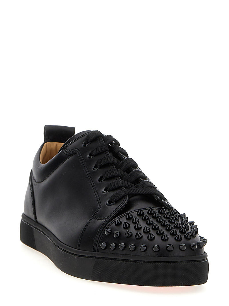 Christian Louboutin Black Calfskin Low Top Sneakers