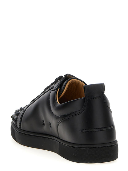 Christian Louboutin Black Calfskin Low Top Sneakers