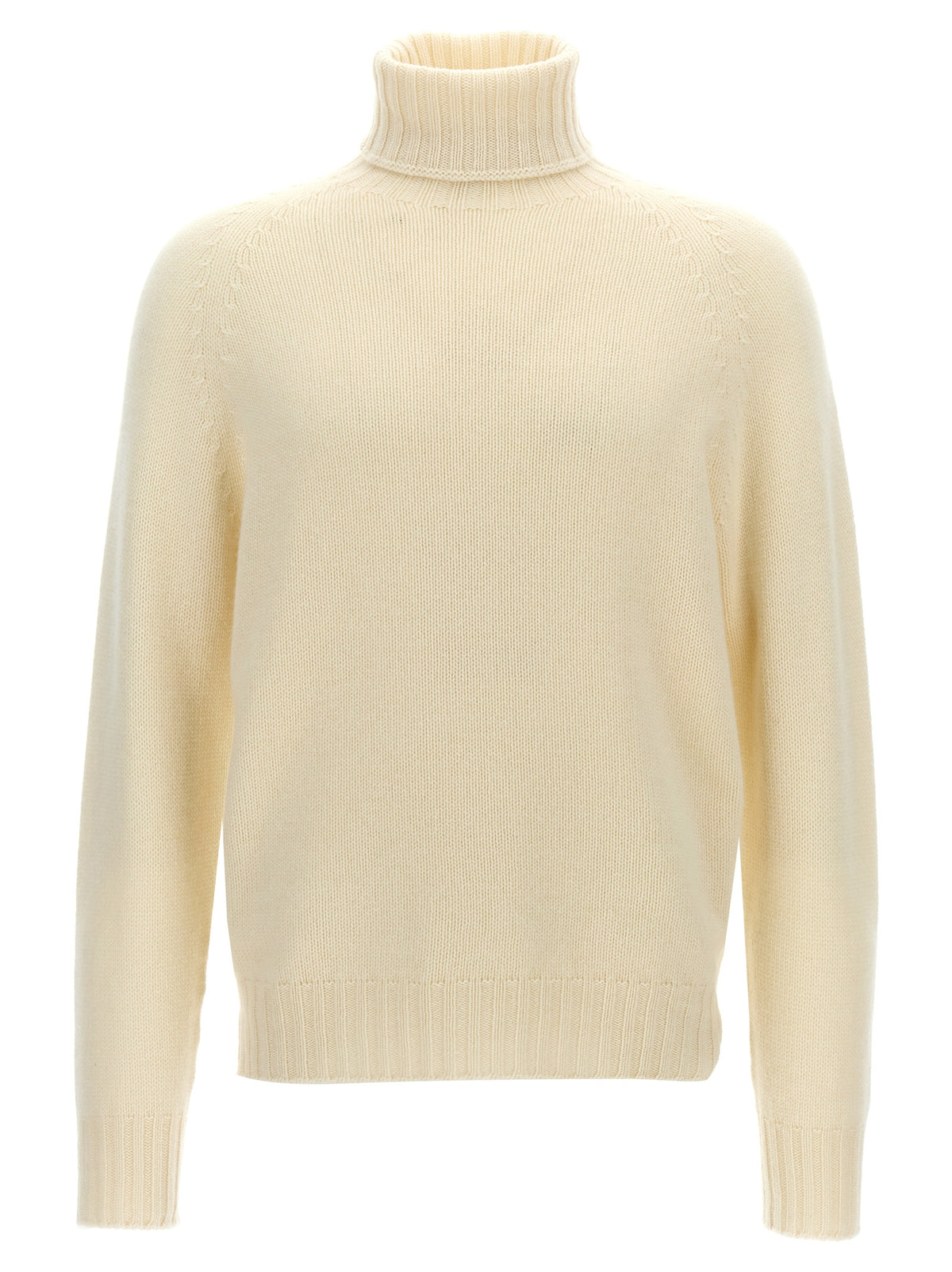 MA'RY'YA White Wool Cardigan